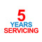 5 Years Servicing